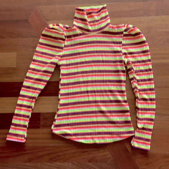 Striped Anthropologie turtleneck - Picture 1 of 4